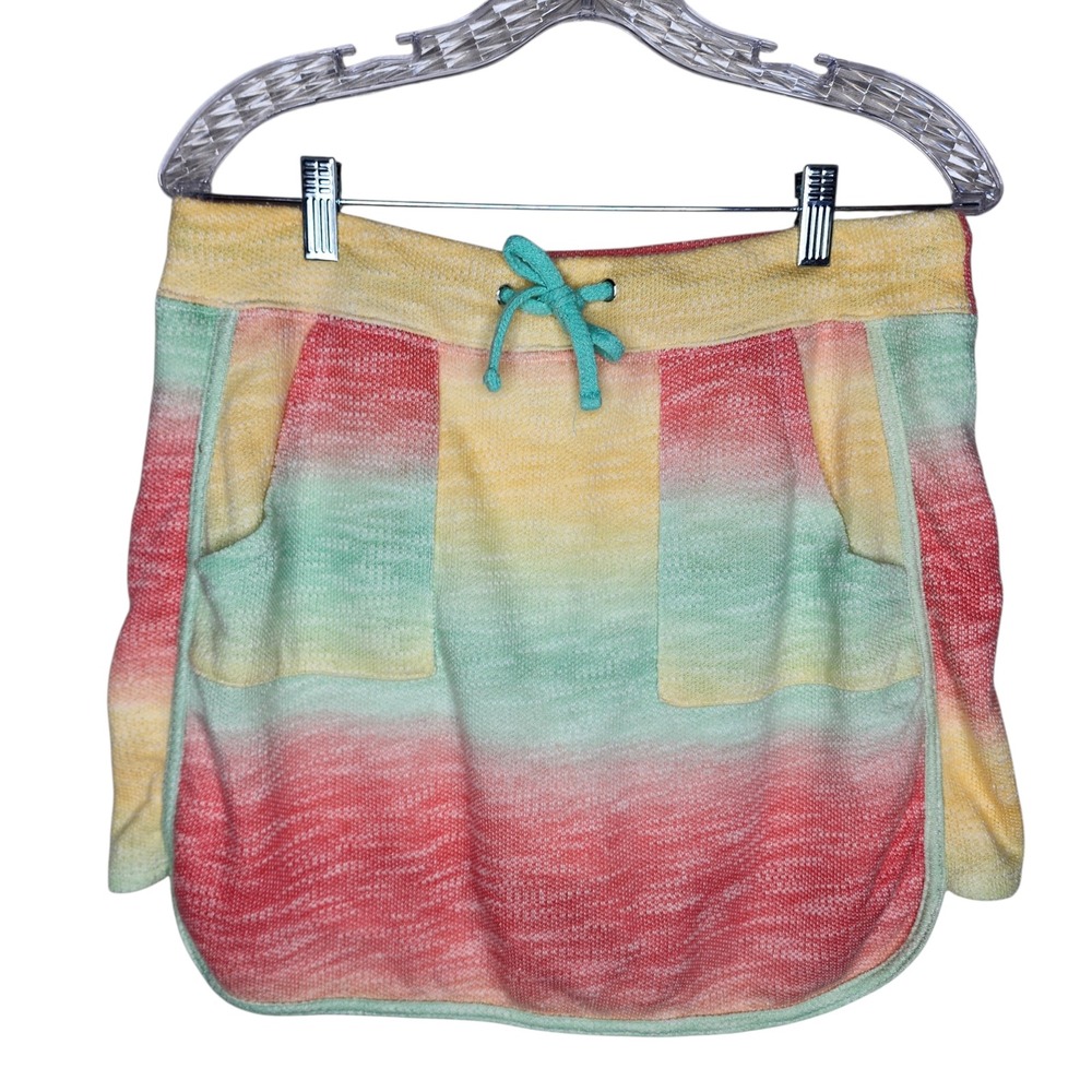 Silverwear Women Rainbow Ombre Space Dye Active Skort Size‎ Medium